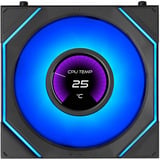 Lian Li UNI FAN SL-INF LCD FLEX 120 Reserve Wireless RGB case fan Zwart, 120 x 124 x 28 mm, PWM
