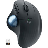 Logitech M575 ERGO Draadloze Trackball Muis Grafiet, 2,4 GHz, Bluetooth Low Energy