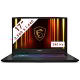 MSI Katana 17 HX (B14WGK-024BE) 17.3"  gaming laptop Zwart | Core i7 14650HX | RTX 5070 | 16 GB | 1 TB SSD | 240 Hz