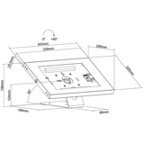 Neomounts DS15-630WH1 tafelblad/wand tablethouder bevestiging Wit