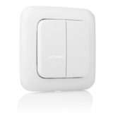 Smartwares Draadloze dubbele wandschakelaar batterij SH5-TSW-B Wit