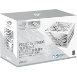 ASUS ROG Strix Platinum White Edition (ROG Equalizer) modulaire 1000 watt voeding  Wit, 1x 12V-2x6, 4x PCIe
