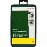 Bosch 25-delige HSS-R metaalborenset boorset Groen