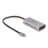 DeLOCK USB-C 10 Gbps usb-hub Grijs