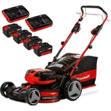 EINHELL Accu Grasmaaier GP-CM 36/47 S HW Li Rood/zwart, 4x 4.0Ah PXC Accu's en 2x DUO-lader inbegrepen