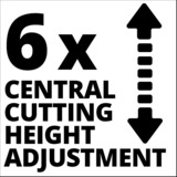 EINHELL Accu Grasmaaier GP-CM 36/47 S HW Li Rood/zwart, 4x 4.0Ah PXC Accu's en 2x DUO-lader inbegrepen