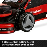 EINHELL Accu Grasmaaier GP-CM 36/47 S HW Li Rood/zwart, 4x 4.0Ah PXC Accu's en 2x DUO-lader inbegrepen