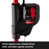 EINHELL Accu Grasmaaier GP-CM 36/47 S HW Li Rood/zwart, 4x 4.0Ah PXC Accu's en 2x DUO-lader inbegrepen