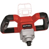 EINHELL Verf- en mortelmenger TE-MX 18 Li - Solo roerwerk Rood/zwart, Accu en oplader niet inbegrepen
