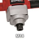 EINHELL Verf- en mortelmenger TE-MX 18 Li - Solo roerwerk Rood/zwart, Accu en oplader niet inbegrepen