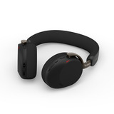 Jabra Evolve3 75 on-ear headset Zwart, Unified Communications (UC), Link390 USB-A, Wireless Charger