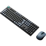 Keychron B36 toetsenbord + BM25 muis, desktopset Zwart/grijs, BE Lay-out, Scissor switches, Bluetooth, 2.4GHz