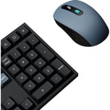 Keychron B36 toetsenbord + BM25 muis draadloze desktopset Zwart, BE lay-out (AZERTY), Scissor switches, 100%, Bluetooth, 2.4GHz