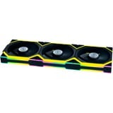 Lian Li UNI FAN SL120 Wireless RGB case fans Zwart, 3 stuks, 120 x 124.5 x 28 mm, PWM