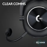 Logitech G PRO X 2 LIGHTSPEED Wireless over-ear gaming headset Zwart, Pc, PlayStation 5, PlayStation 4, Nintendo Switch