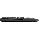 Logitech Wave Keys, toetsenbord Zwart, BE Lay-out