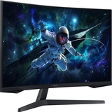 SAMSUNG Odyssey G5 G55C 32" Curved gaming monitor Zwart, 1x HDMI, 1x DisplayPort, 165 Hz