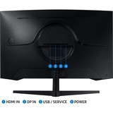SAMSUNG Odyssey G5 G55C 32" Curved gaming monitor Zwart, 1x HDMI, 1x DisplayPort, 165 Hz