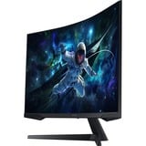 SAMSUNG Odyssey G5 G55C 32" curved gaming monitor Zwart, HDMI, DisplayPort, 165 Hz