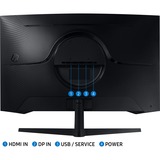 SAMSUNG Odyssey G5 G55C 32" curved gaming monitor Zwart, HDMI, DisplayPort, 165 Hz