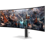 SAMSUNG Odyssey OLED G93SC 49" UltraWide gaming monitor Lichtgrijs, HDMI, Micro HDMI, DisplayPort, 3x USB Hub