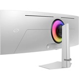SAMSUNG Odyssey OLED G93SC 49" UltraWide gaming monitor Lichtgrijs, HDMI, Micro HDMI, DisplayPort, 3x USB Hub
