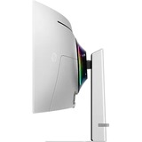 SAMSUNG Odyssey OLED G93SC 49" UltraWide gaming monitor Lichtgrijs, HDMI, Micro HDMI, DisplayPort, 3x USB Hub