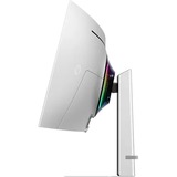 SAMSUNG Odyssey OLED G93SC 49" UltraWide gaming monitor Lichtgrijs, HDMI, Micro HDMI, DisplayPort, 3x USB Hub