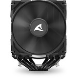 Sharkoon A60 cpu-koeler Zwart, 4-pins PWM fan-connector