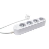Shelly Power Strip Gen4 4-voudige stekkerdoos Wit, 4x stekker, WiFi, Bluetooth, Zigbee