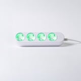 Shelly Power Strip Gen4 4-voudige stekkerdoos Wit, 4x stekker, WiFi, Bluetooth, Zigbee