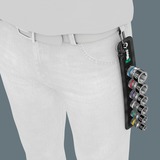 Wera Belt C 1 Zyklop doppenset, 1/2" dopsleutel Zwart, 7-delig, met vasthoudfunctie