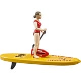 bruder bworld Strandwacht met SUP board Speelfiguur 62785