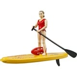 bruder bworld Strandwacht met SUP board Speelfiguur 62785