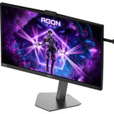 AOC AGON PRO AG276QSG2 27" gaming monitor Zwart/grijs, HDMI, DisplayPort, USB, Audio, 360 Hz