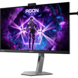 AOC AGON PRO AG276QSG2 27" gaming monitor Zwart/grijs, HDMI, DisplayPort, USB, Audio, 360 Hz