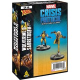 Asmodee Marvel Crisis Protocol: Wolverine and Sabertooth Bordspel Engels, uitbreiding, 2 spelers, 90-120 minuten, vanaf 14 jaar