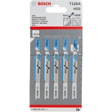 Bosch T 118 A Basic for Metal decoupeerzaagbladen 5 stuks