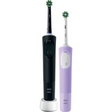 Braun Oral-B Vitality Pro D103 Duo elektrische tandenborstel Zwart/lila, 2 stuks