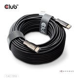 Club 3D HDMI Hybrid AOC kabel 8K60Hz/4K120Hz 50m Zwart