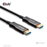 Club 3D HDMI Hybrid AOC kabel 8K60Hz/4K120Hz 50m Zwart