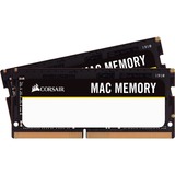 Corsair 32 GB DDR4-2666 Kit laptopgeheugen CMSA32GX4M2A2666C18, Mac