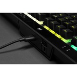 Corsair K70 RGB TKL CHAMPION SERIES mechanisch gaming toetsenbord Zwart, BE lay-out (AZERTY), Corsair OPX, 80% (TKL)	, RGB leds, TKL, PBT double-shot