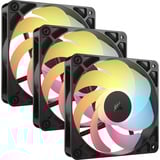 Corsair RS120-R ARGB 120mm PWM Reverse Fans Triple Pack case fan Zwart, 3 Pack, Reverse, 120 mm