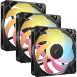 Corsair RS120-R ARGB PWM Reverse case fans Zwart, 3 stuks, 120 x 120 x 25 mm