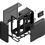 HYTE HYTE X50 Mesh Black midi tower behuizing Zwart | 2x USB-A | 1x USB-C