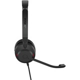 Jabra Evolve2 30 on-ear headset Zwart, UC, USB-A