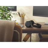 Jabra Evolve3 85 over-ear headset Zwart, Unified Communications (UC), Link390 USB-C, Wireless Charger