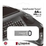 Kingston DataTraveler Kyson 64 GB  usb-stick Zilver, DTKN/64GB