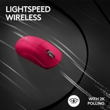 Logitech G PRO X SUPERLIGHT 2 Wireless gaming muis Magenta, 100 - 32.000 dpi